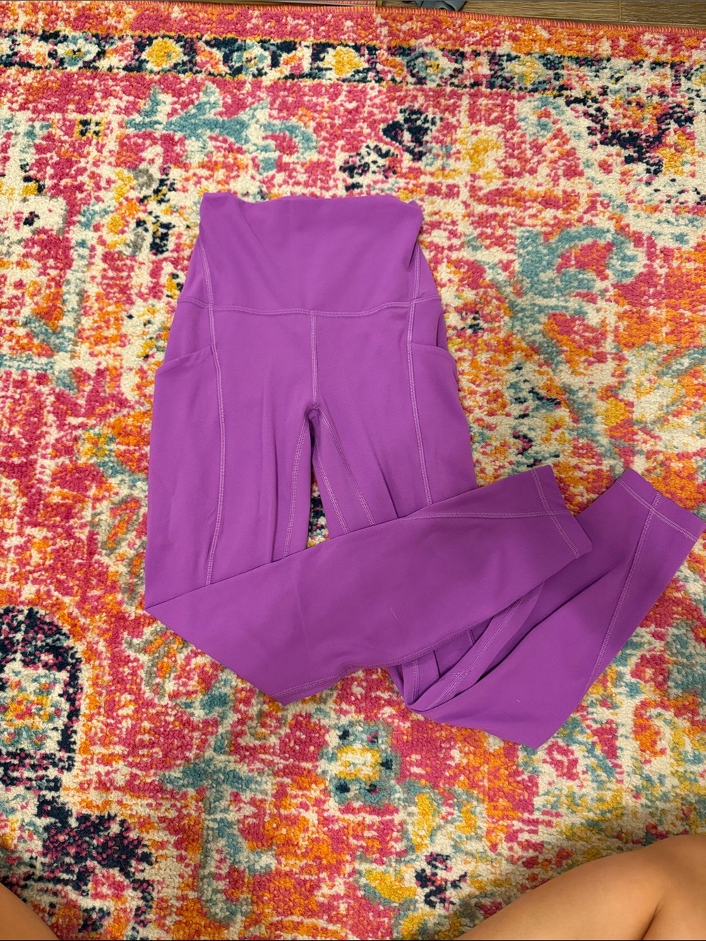 Lululemon atomic purple size 2 high rise leggings